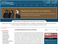 Screenshot of California Employment and Labor Attorneys