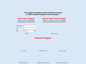 Screenshot of Aircraft Hangar Trader