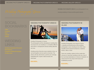 Screenshot of Wedding Photography Greece.