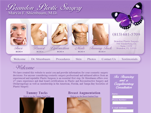 Screenshot of Tampa Breast Augmentation