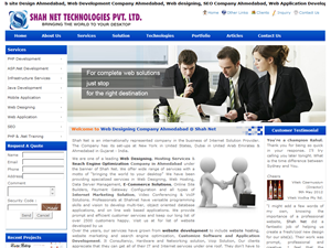 Screenshot of Shahnet Technology Pvt Ltd, Ahmedabad 