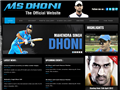 Screenshot of Mahendra Singh Dhoni | Official Website