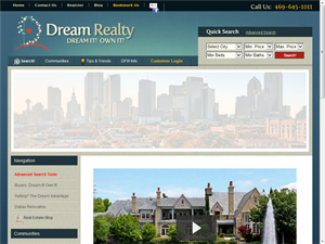 Screenshot of Frisco Real Estate