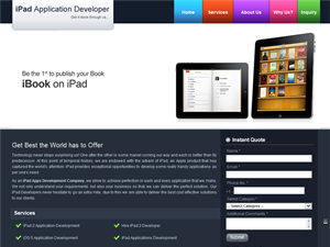 Screenshot of Hire iPad Developers