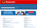 Screenshot of DirectoryFire Web Directory
