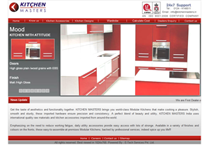 Screenshot of Modular Kitchen India