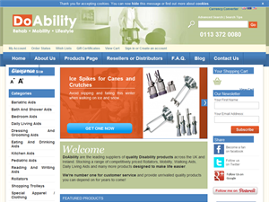 Screenshot of Disability Equipments