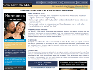 Screenshot of Customized Hormone Restoration