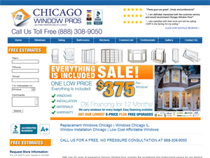 Screenshot of Replacement Windows Chicago