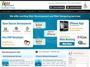 Screenshot of Web Site Design Development Company 