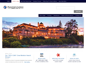 Screenshot of Hotels Campbell River