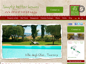 Screenshot of Property in Tuscany