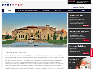 Screenshot of Foreclosure Help in Texas