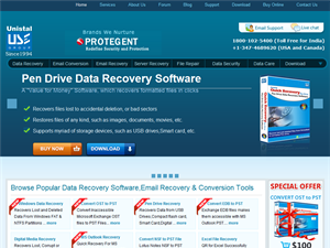 Screenshot of Data Recovery Company