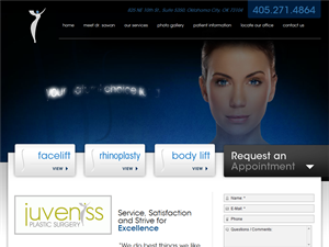 Screenshot of Plastic & Cosmetic Surgery  Oklahoma City 