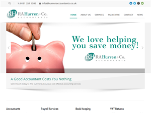 Screenshot of Accountants Newcastle