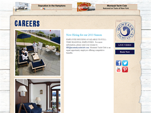 Screenshot of East Hampton Careers