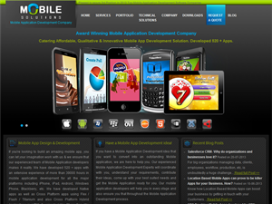 Screenshot of Mobile Application Development