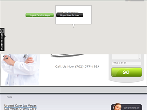 Screenshot of Urgent Care Las Vegas Medical Center & Clinic