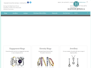 Screenshot of Diamond Eternity Rings