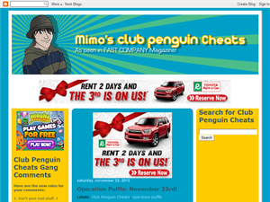 Screenshot of Club Penguin Cheats and Secrets