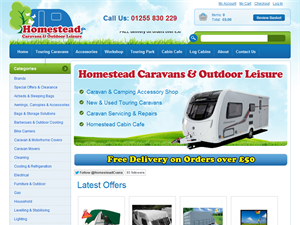 Screenshot of Used Caravans for Sale