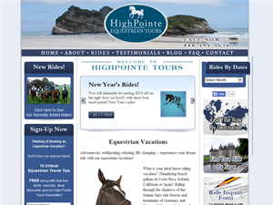 Screenshot of High Point Tours Vacations