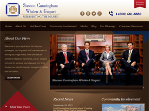 Screenshot of Palm Beach Accident Lawyers