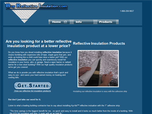 Screenshot of Reflective Insulation