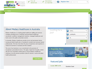 Screenshot of Doctor Jobs Australia