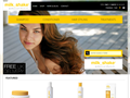 Screenshot of Natural Hair and Beauty Products from the Salon