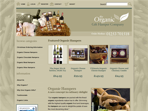 Screenshot of Hampers