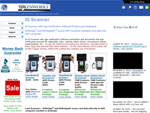 Screenshot of Drivers License Scanner