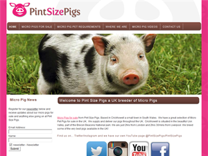 Screenshot of Pint Size Pigs