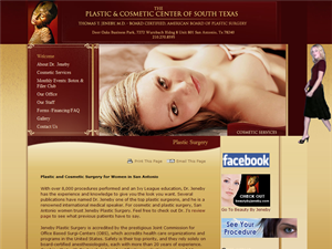 Screenshot of Breast Implants Austin - Dr. Jeneby Plastic Surgery