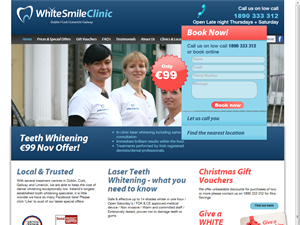 Screenshot of Teeth Whitening Prices