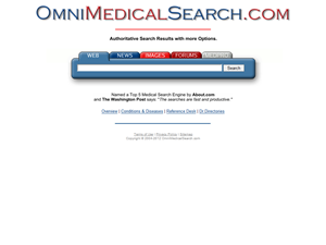 Screenshot of OmniMedicalSearch: Health Search Engine