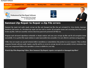 Screenshot of Zip Repair