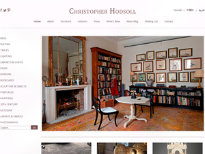 Screenshot of Christopher Hodsoll Ltd