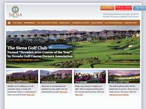 Screenshot of Golf Club Vacations