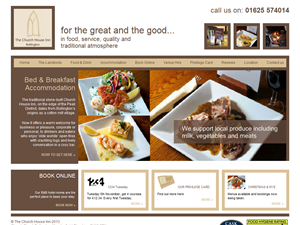 Screenshot of Bed and Breakfast Macclesfield