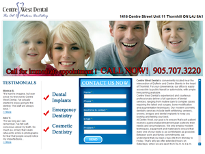 Screenshot of Dental Clinic Thornhill