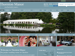 Screenshot of Asian Wedding Venue Cheshire