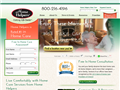 Screenshot of Home Helpers Senior Care 