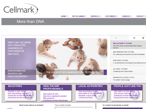 Screenshot of Immigration DNA Tests