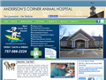 Screenshot of Andersons Corner Animal Hospital