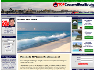 Screenshot of Cozumel Real Estate Properties for Sale