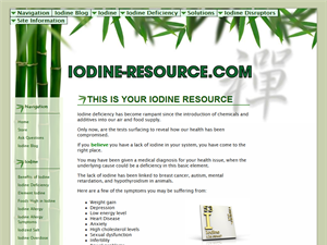 Screenshot of Iodine Resource