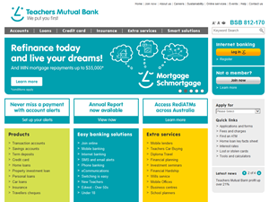 Screenshot of Teachers Credit Union