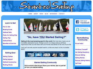 Screenshot of Started Sailing